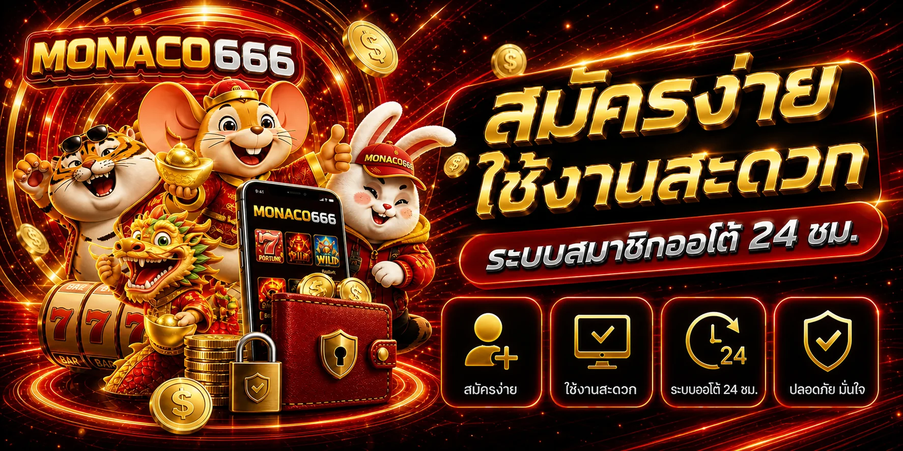 สมัคร MONACO666 ใช้งานสะดวกบนมือถือ