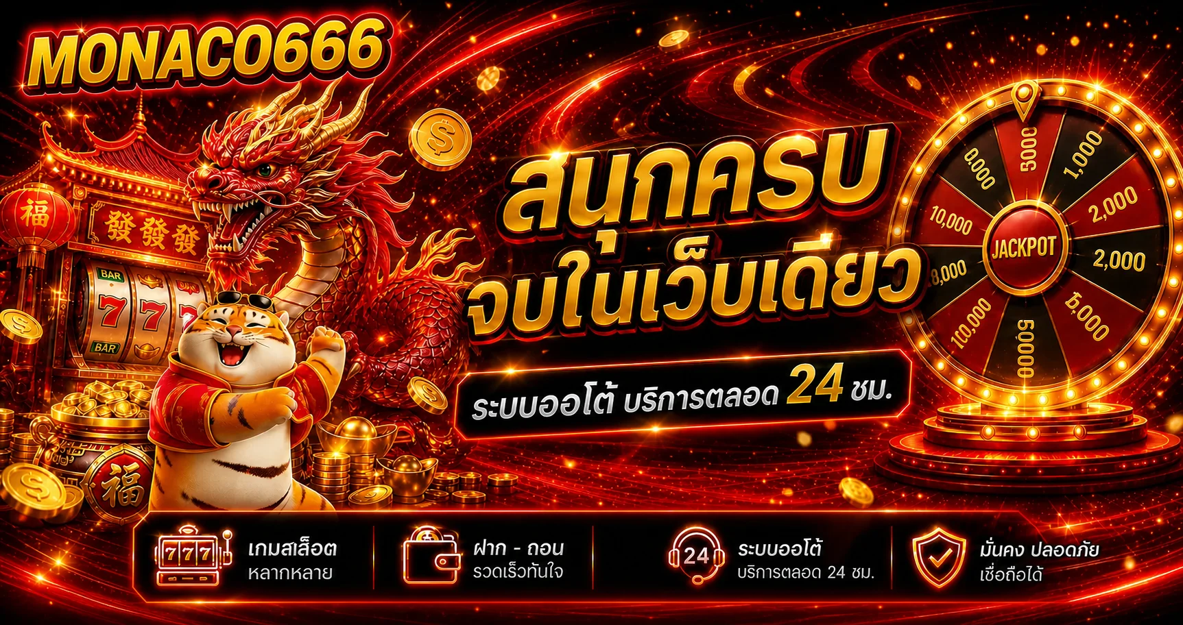 MONACO666 ทางเข้าเว็บครบวงจรระบบออโต้